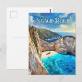 Navagio Beach (Shipwreck) Greece ポストカード (正面/裏面)