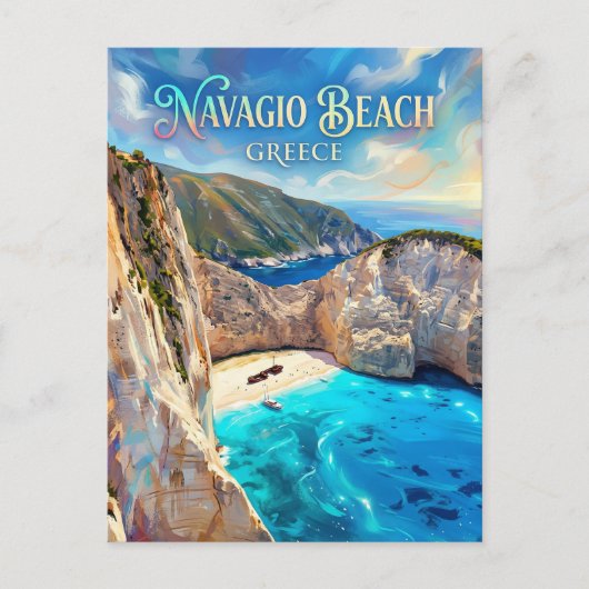 Navagio Beach (Shipwreck) Greece ポストカード (正面)