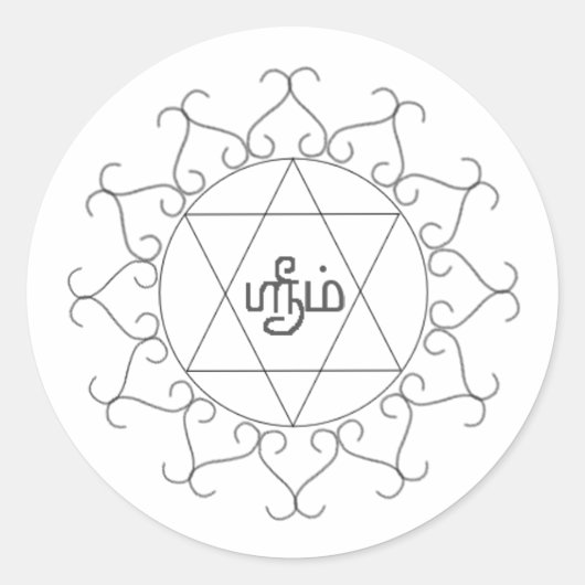 Navagraha-Kolam_金曜日 ラウンドシール (正面)