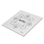 Navagraha Kolam_Monday タイル (側面)