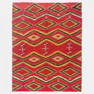 NAVAJOサドルブランケット1910再印刷 フリースブランケット