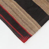 NAVAJO 1890の馬サドル毛布フリース再印刷 フリースブランケット (角)