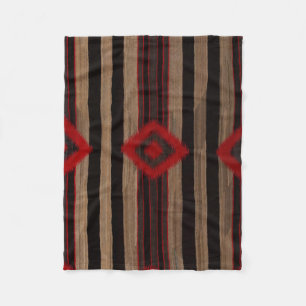 NAVAJO 1890の馬サドル毛布フリース再印刷 フリースブランケット
