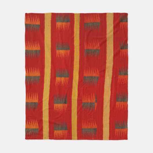 NAVAJO 1890 HORSE SADDLE BLANKET TIMELESS ARTISTRY フリースブランケット (正面)