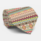 Navajo Aztec Tribal Native American Pattern ネクタイ (ロール)