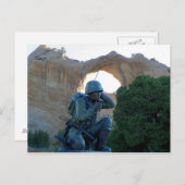 Navajo Code Talker (Window Rock) ポストカード (正面/裏面)