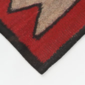 NAVAJO FEATHER PATTERN TAPESTRY 1900 reprint     フリースブランケット (角)