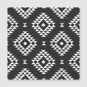 Navajo Geometric:白黒Tribal.