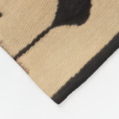 NAVAJO HORSE SADDLE BLANKET PRINT FROM 1900 フリースブランケット (角)