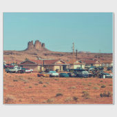 Navajo Native American life on a reservation in Ar ラッピングペーパー (フラット)