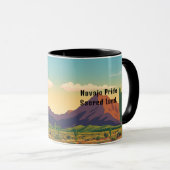Navajo Pride Typography Spirit Mug マグカップ (正面右)