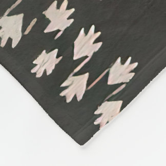 NAVAJO SADDLE BLANKET REPRINT FROM 1920 フリースブランケット