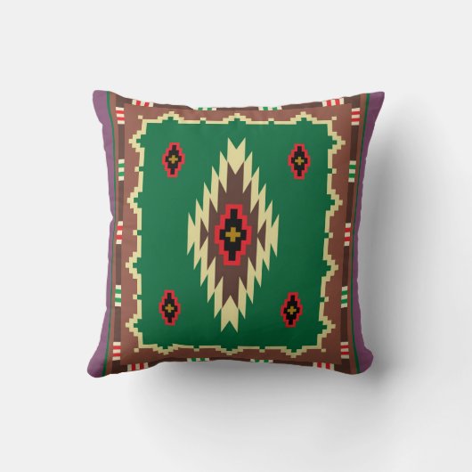 Navajo Throw Pillow 2 クッション (裏面)