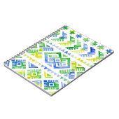 Navajo Tribute：水彩トライバル王 ノートブック (左側)