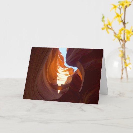 Navajo Upper Antelope Canyon (1) – カード (黄色い花)