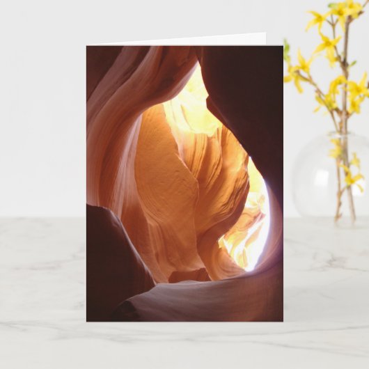 Navajo Upper Antelope Canyon (3) – カード (黄色い花)