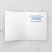 Naval Academy Graduate American Eagle and Stars カード (内部)