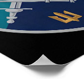 Naval Infantry Corps Command (ukraine) Ukrainian M ポスター (角)