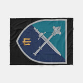 Naval Infantry Corps Command (ukraine) V2 Ukrainia フリースブランケット (正面(横))