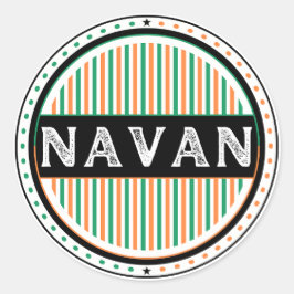 Navan City Pride Emblem – Irish Identity ラウンドシール