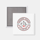 Navarre Beach Florida Fl Retro Surfer Beach Front  マグネット (正面/裏面)