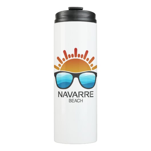 Navarre Beach Florida Sunglasses タンブラー (正面)