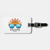 Navarre Beach Florida Sunglasses ラゲッジタグ (正面横)