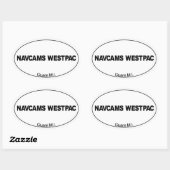 NAVCAMS WESTPAC 楕円形シール (シート)