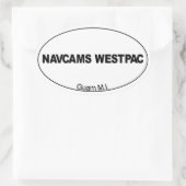 NAVCAMS WESTPAC 楕円形シール (バッグ)