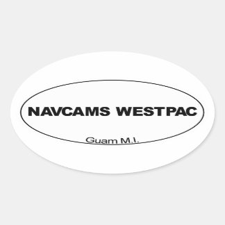 NAVCAMS WESTPAC 楕円形シール