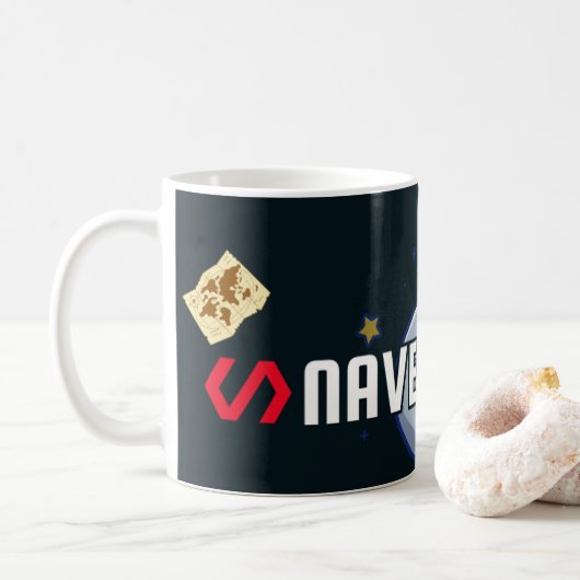 Nave - Curious Stuff and Designs 🚀 コーヒーマグカップ (ドーナツ)