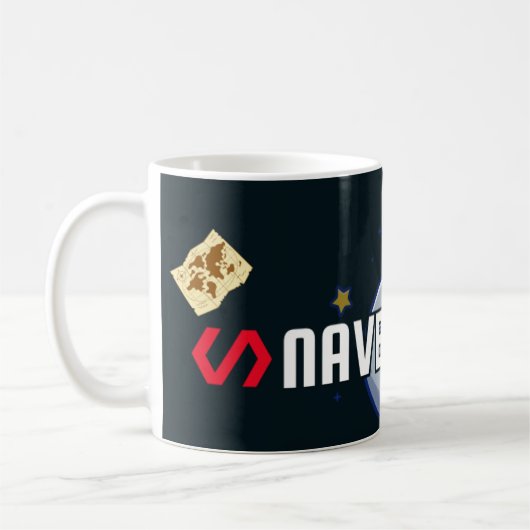 Nave - Curious Stuff and Designs 🚀 コーヒーマグカップ (左)