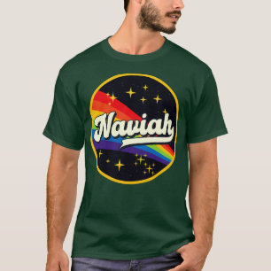Naviah Rainbow Inスペースヴィンテージスタイル Tシャツ