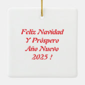 Navidad 1 - 001 セラミックオーナメント (裏面)