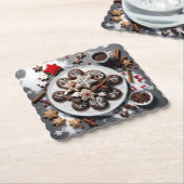 navidad 1 - 001 ペーパーコースター (アングル)