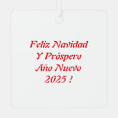 Navidad 1 - 001 メタルオーナメント (裏面)