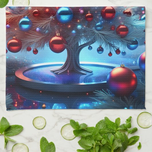 navidad 1 - 002 キッチンタオル (折り畳み)