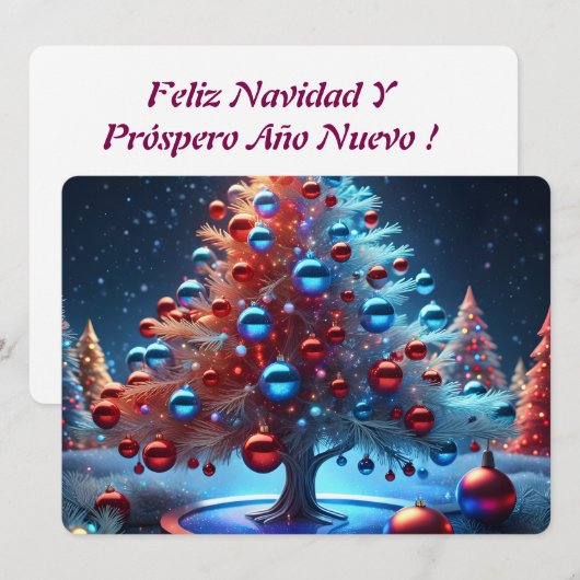 Navidad 1 - 002 招待状 (正面/裏面)