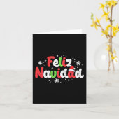 Navidad Matching家族スペインのクリスマスメキシコ カード (黄色い花)
