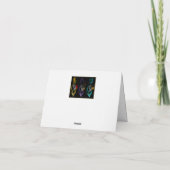 Navidad Reyes Magos estilo bordado シーズンカード (裏面)