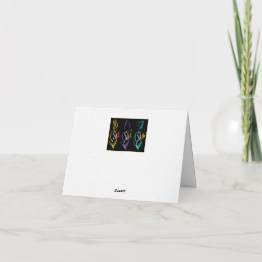 Navidad Reyes Magos estilo bordado シーズンカード (裏面)