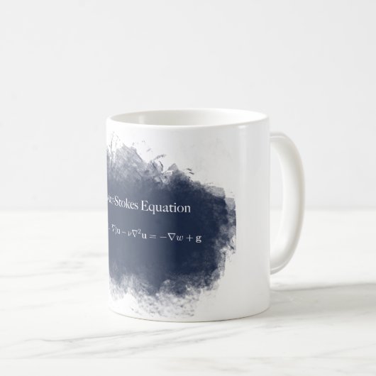 Navierは同等化数学及び科学のマグをかき立てます コーヒーマグカップ (正面右)
