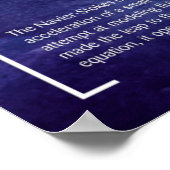 Navier-Stokes方程式 – 数学ポスター ポスター (角)