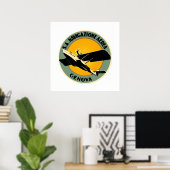 Navigazione Aerea to Genova ポスター (ホームオフィス)