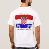 Navijackaのmajica Hrvatska Tシャツ (裏面)