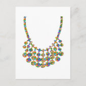 NAVIN Jによるジュエルストリングススパークルグラフィックデコアート ポストカード (正面)