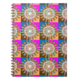NavinJOSHI著日曜日の輝きのチャクラのヒマワリの芸術 ノートブック