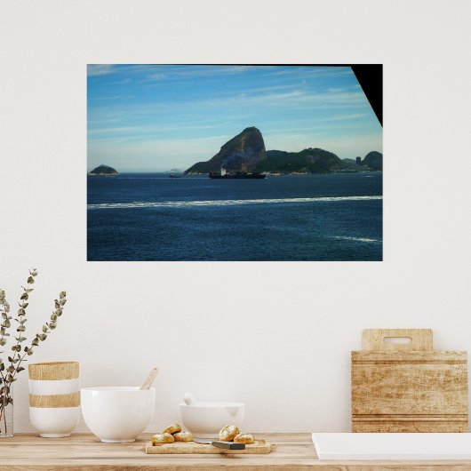 Navio na baia ポスター (キッチン)