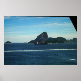 Navio na baia ポスター