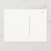 NavyとMauveのフローラヴィンテージ保存日 案内ポストカード (裏面)